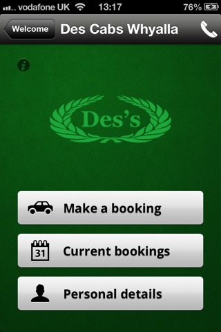 Des's Cabs screenshot 2