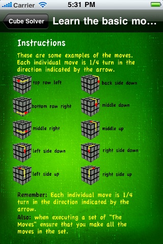 Cube Solver – Your pocket reference for solving your cube puzzle screenshot 3