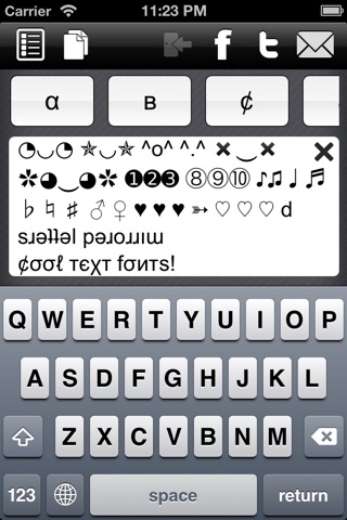 Special Symbols: Keyboards screenshot 2