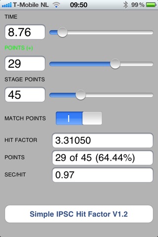 SimpleIpscHitFactor screenshot 3