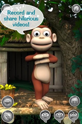 My Talky Mack FREE: The Talking Monkey - Text, Talk And Play With A Funny Animal Friend screenshot 4