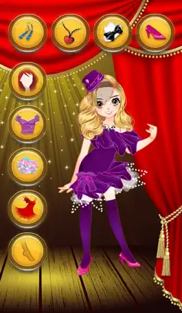 Game screenshot Dress Up Pretty Dancer - Makeover Kid Games for Girls. Fashion makeup for princess girl, fairy star in beauty salon hack