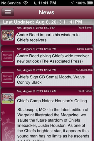 Kansas City Football Live screenshot 2