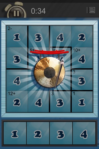 a blue yukendo - Sudoku / KenKen variant screenshot 4