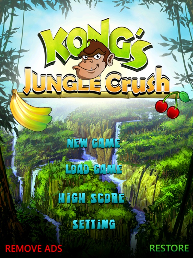 Kong Jungle Crush Fruit Salad Candy Smasher HD(圖1)-速報App