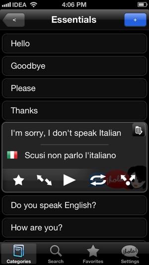 Lingopal Italian LITE - talking phrasebook(圖2)-速報App