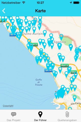 Percorsi in Provincia di Trieste (Italia) screenshot 4