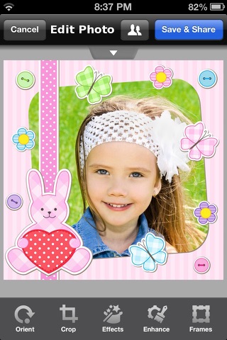 Kids Photo Frames & Stickers screenshot 3