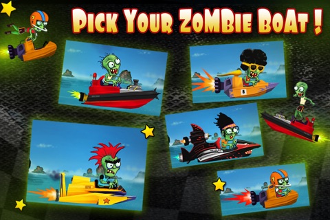 Zombie Jet Speed Boat: Free Multiplayer Fun with Friends - Fast Speed Racing Game for Kids screenshot 2