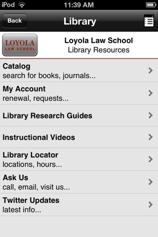 Loyola Law School, Los Angeles screenshot 2