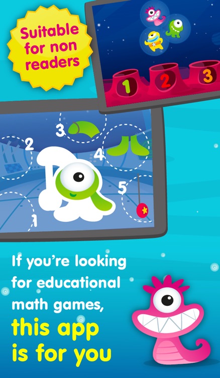 Aliens & Numbers - games for kids to learn maths and practice counting (Premium)