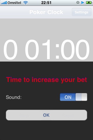 Poker Bet Time Clock screenshot 3