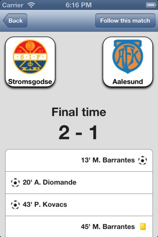 Tippeligaen. screenshot 2