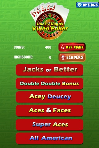 Lucky Vegas Video Poker screenshot 2