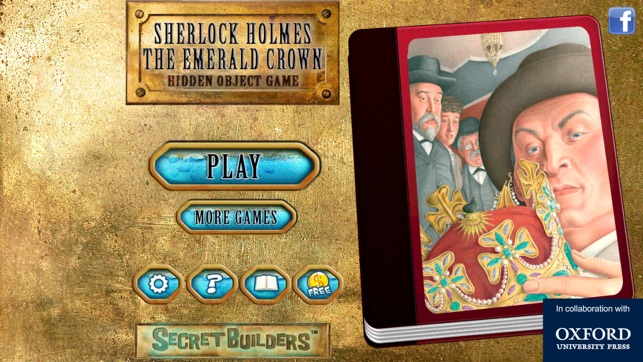 Hidden Object Game FREE - Emerald Crown: A Sherlock Mystery(圖1)-速報App