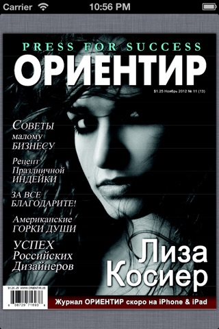 Orientir Magazine screenshot 2