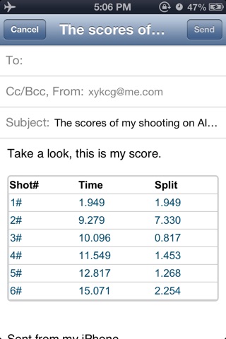 AIPSC Shot Timer (High performance shot timer) screenshot 4