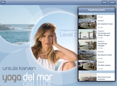 Ursula Karven - Yoga Del Mar (iPad Edition) - (Fortgeschrittenenkurs) screenshot 2