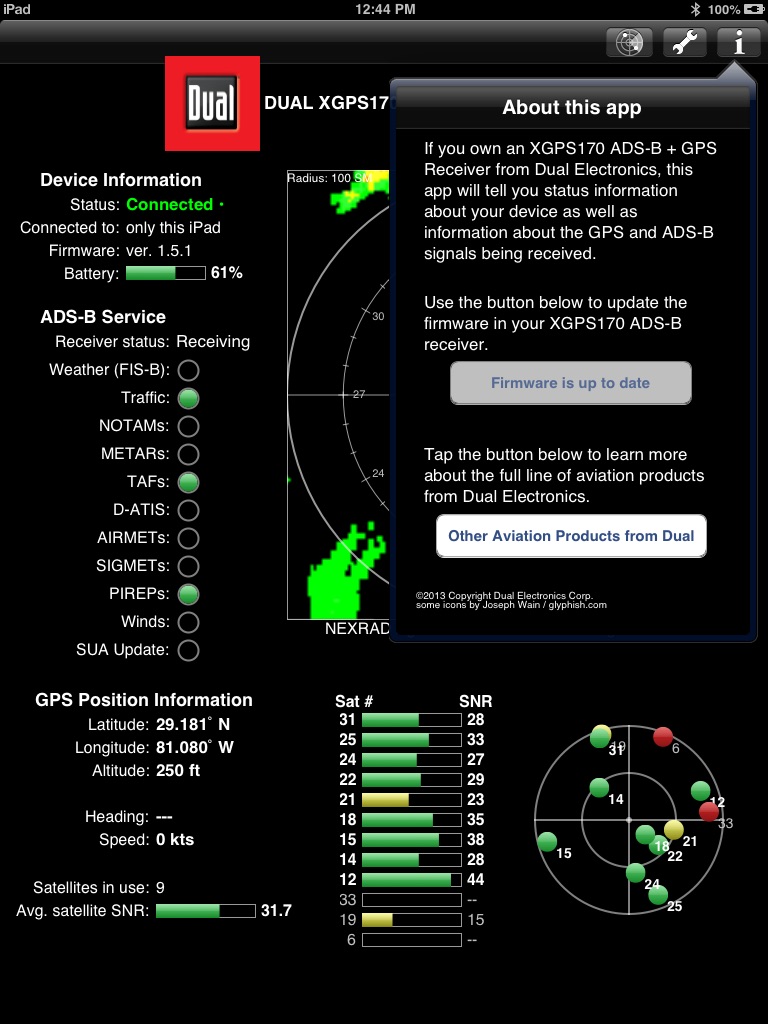 XGPS170 Status Tool screenshot 4