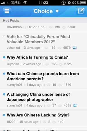 China Daily Forum for iPhone(圖3)-速報App