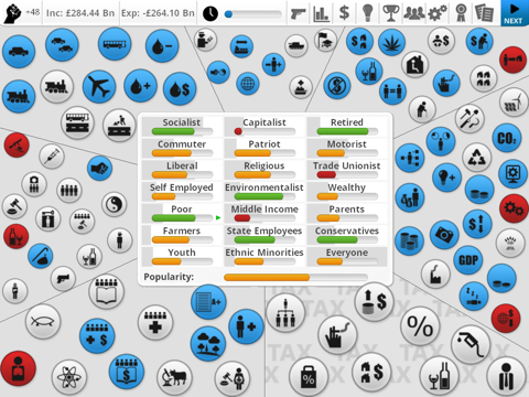 Democracy 3 на iPad