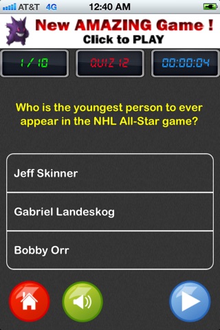 Hockey Trivia - NHL Hockey Edition screenshot 2
