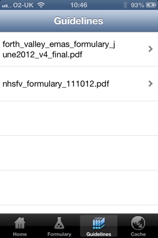 NHS Forth Valley Formulary screenshot 4