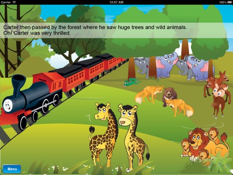 Carter - The Choo Choo Express - Story + Kids Coloring avtivities. screenshot 2