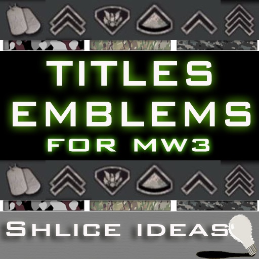 Titles And Emblems Of Modern Warfare 3 - UNOFFICIAL