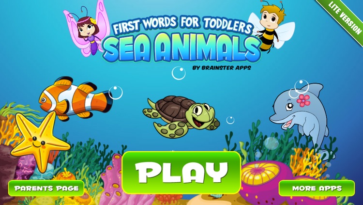 Toddlers First Words 3: Sea Animals Lite