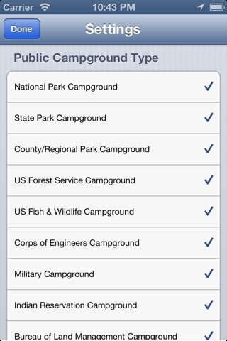 National and State Park Camping Guide - Free screenshot 4
