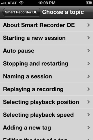 Скриншот из Smart Recorder DE Classic Lite - The free music and voice recording app