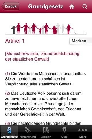 bpb: Das Grundgesetz screenshot 3