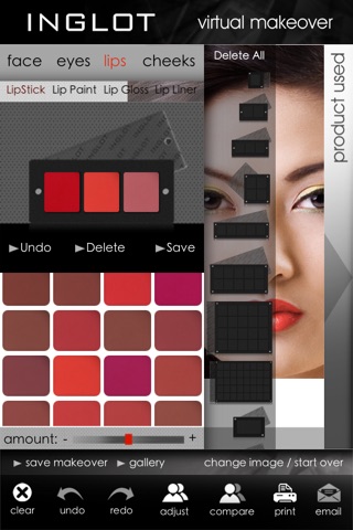 INGLOT Virtual Makeover screenshot 4