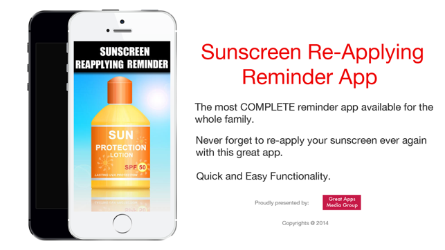 防曬重新應用提示應用程序 - 時間表活動日程提醒 - 運動 - 健康 - 休閒娛樂(圖1)-速報App