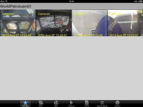 Screenshot of EyeRide Mobile DVR