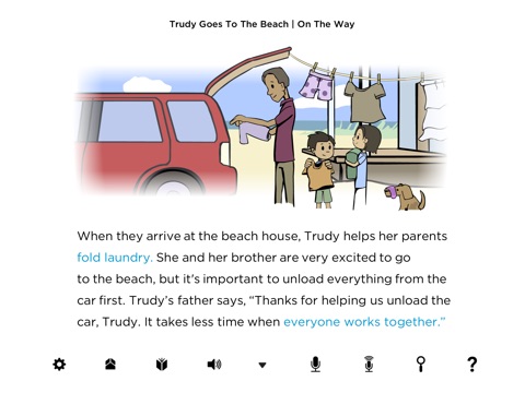 storysmart1: Trudy Goes to the Beach - Social Language Skills screenshot 4