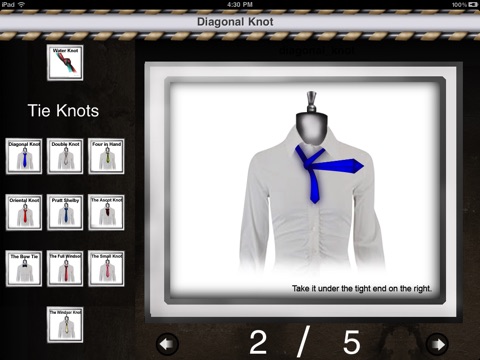 Easy Knots Lite HD screenshot 2