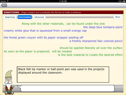 Grammar 4 Writers - Secondary Subjects and Predicates screenshot 3