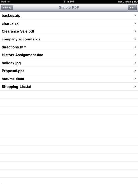 Simple PDF Reader for iPad