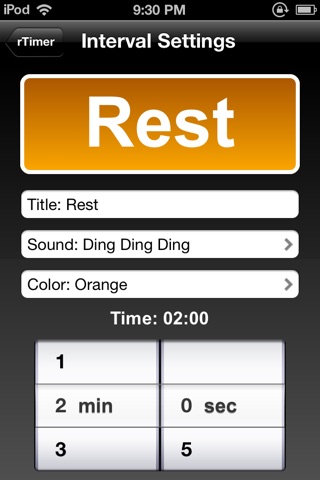 rTimer - Interval Timer For Runners screenshot 3