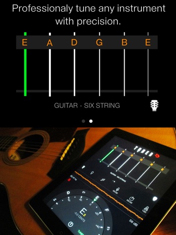 Tuned XD - Singers & Guitarists Tuner + Multitool for iPad screenshot 3