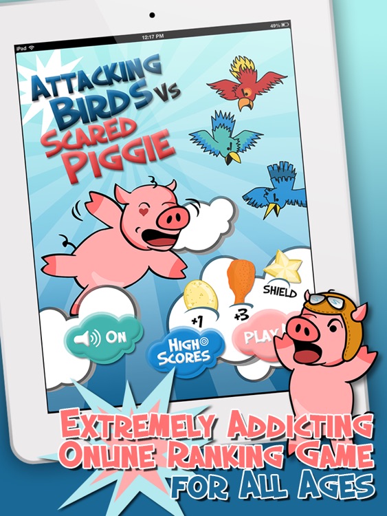 Attacking Birds vs Scared Piggies HD Free