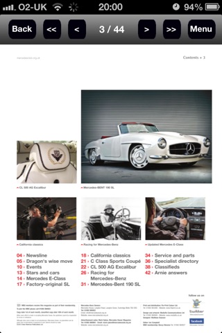 Скриншот из Mercedes Owner Magazine