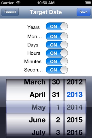 TimeTil screenshot 2