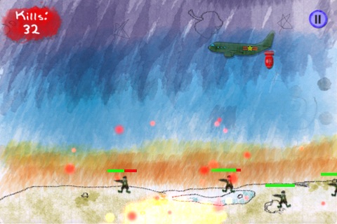 Watercolor War: Bomb That Man! screenshot 3