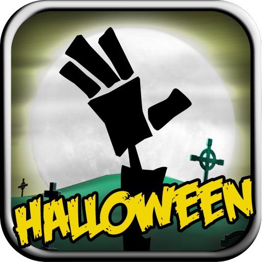 Paper Zombie Halloween Icon