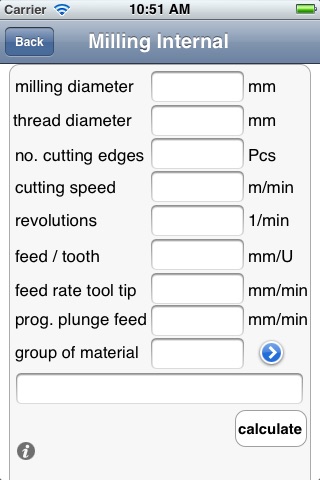 CuttingData screenshot 2