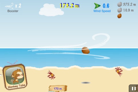 Air Cocomon LITE - Free Flight of the Monkey 's Coconut screenshot 3