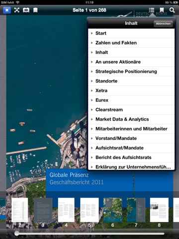 Corporate reports of Deutsche Börse AG screenshot 3